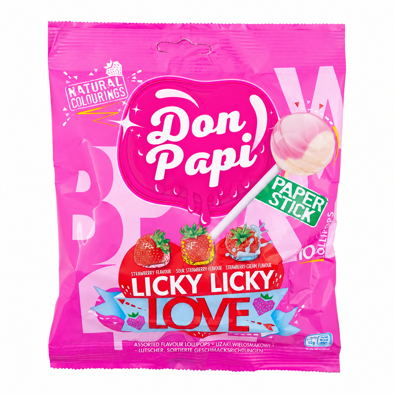 Don Papi Licky Licky Love lollipop candy bag